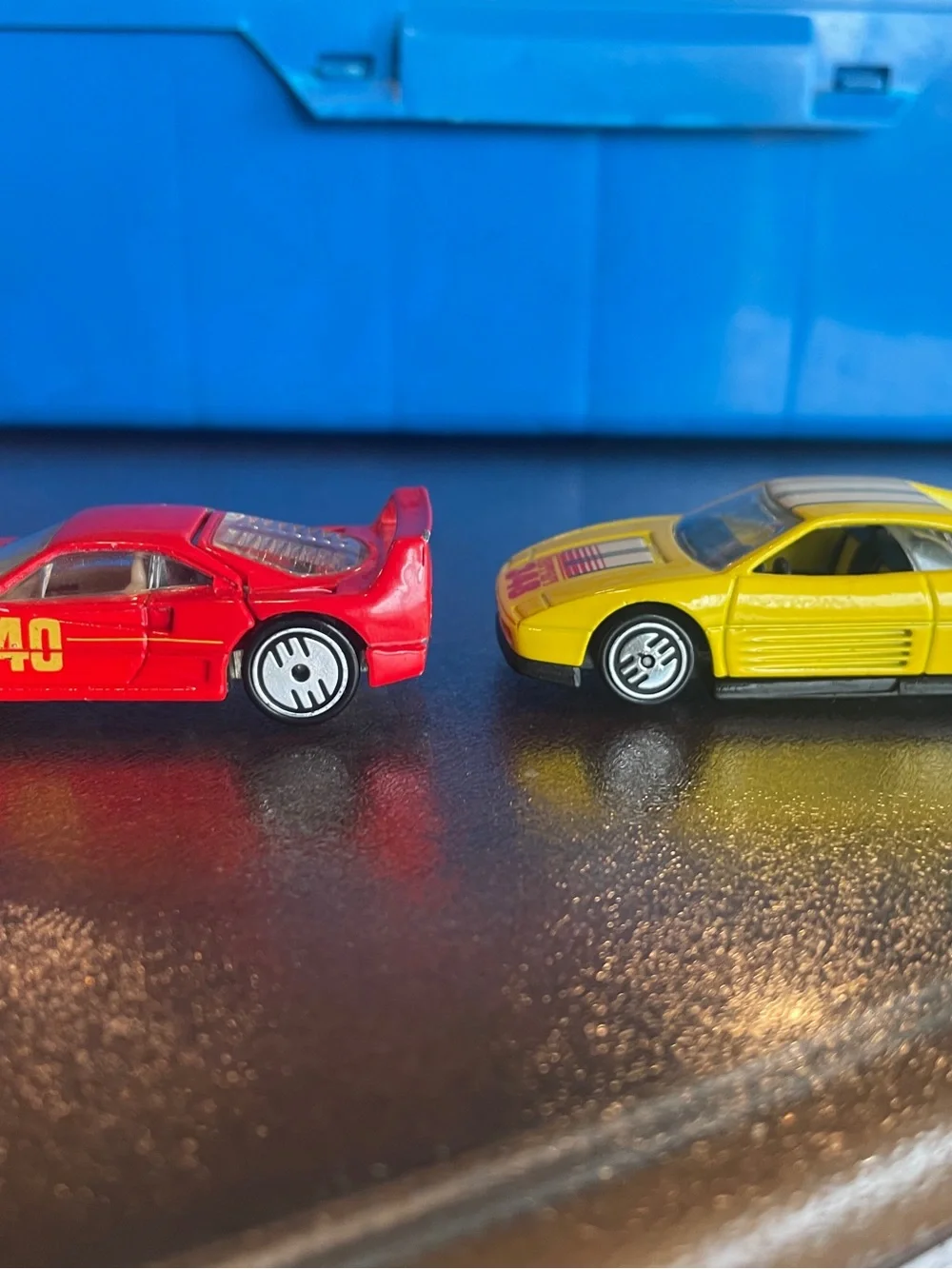 Collection of 2 hotwheels vintage 1:64 scale Diecast  Ferrari,s